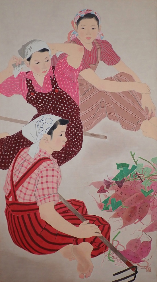 朝倉摂  画伯  絵画 紫陽花の花　#朝倉摂　#大舞台画家 朝倉摂 画伯 絵画 紫陽花の花 #朝倉摂 #大舞台画家