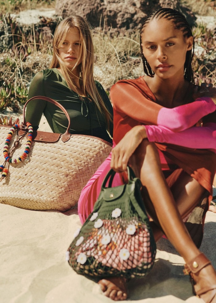 Longchamp　ravier 　フランスアンティーク　春　花　桜 eur3｜【大きいサイズ】【ロンシャン オールドコレクション