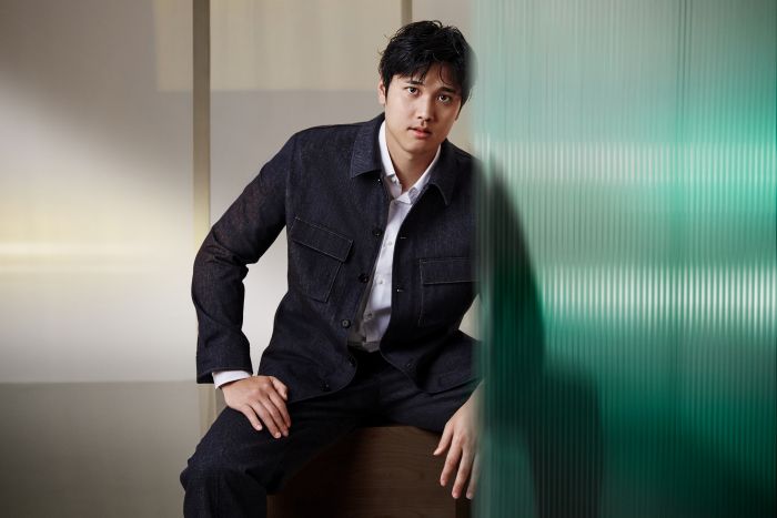 BOSS 編み込みベルト 大谷翔平着用モデル 大谷翔平が着用したボスの2021年秋冬新作、スーパーストレッチの