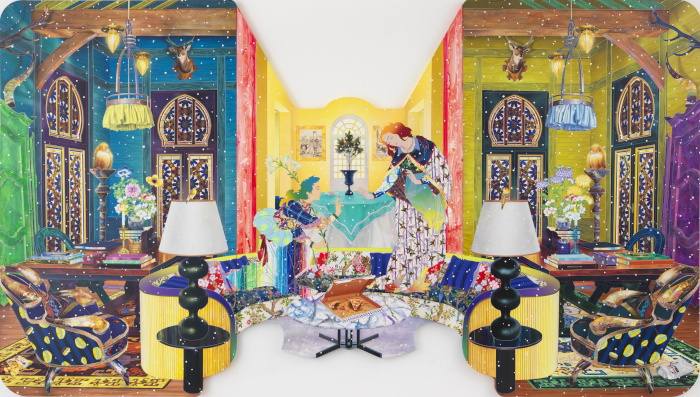 ジャヌ東京」と現代美術家 松山智一がスペシャルコラボ。作品