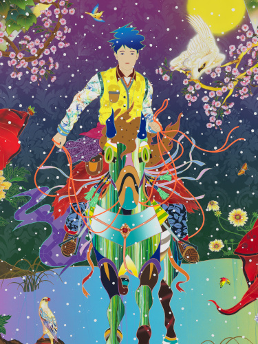 ジャヌ東京」と現代美術家 松山智一がスペシャルコラボ。作品展示や