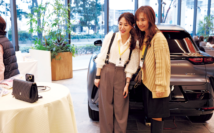 THE CROWN 愛知高辻　marie claire open golf in Aichi 交流会