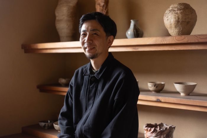 萩焼深川本窯　12代　田原陶兵衛　七宝透し杓立　　杓立 Amazon.co.jp: 萩焼深川本窯 12代 田原陶兵衛 七宝透し杓立 杓立
