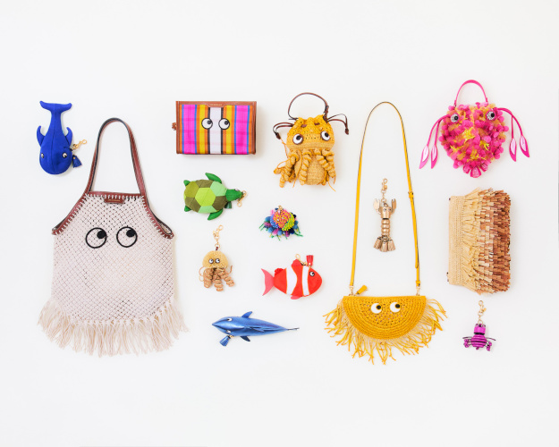 アニヤ・ハインドマーチのポップアップ「Anya's Dive Shop」。海の