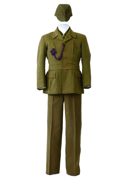 軍服　入営服　戦時中　美品 Yahoo!オークション - 戦時中日本・国民服甲型（滋賀県の