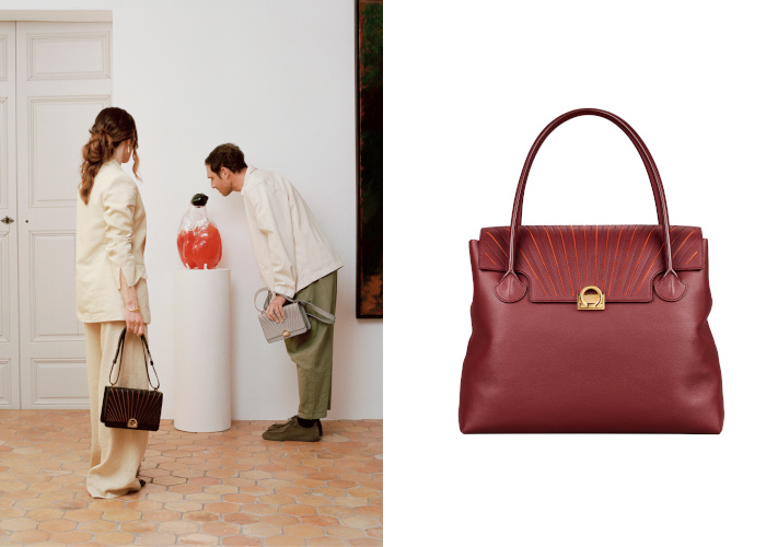 希少✨カミーユフォルネ トートバッグ バック ヴォーリス パイソン 紫