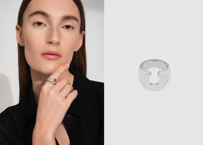 トムウッド」の幸運リング。2026年の干支である“午”のオープンホース