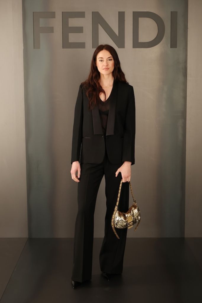 フェンディのショーに来場したシェイリーン・ウッドリー